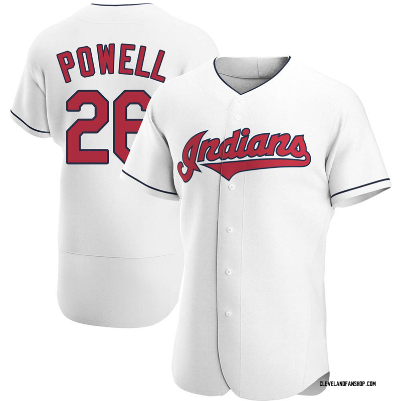 Boog Powell Men's Cleveland Guardians Home Jersey - White Authentic