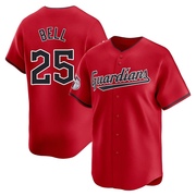 Buddy Bell Men's Cleveland Guardians Alternate Jersey - Red Limited
