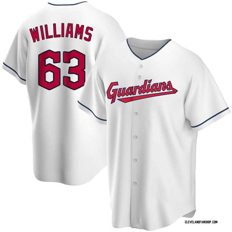 Tanner Bibee Men's Cleveland Guardians Home Jersey - White Replica