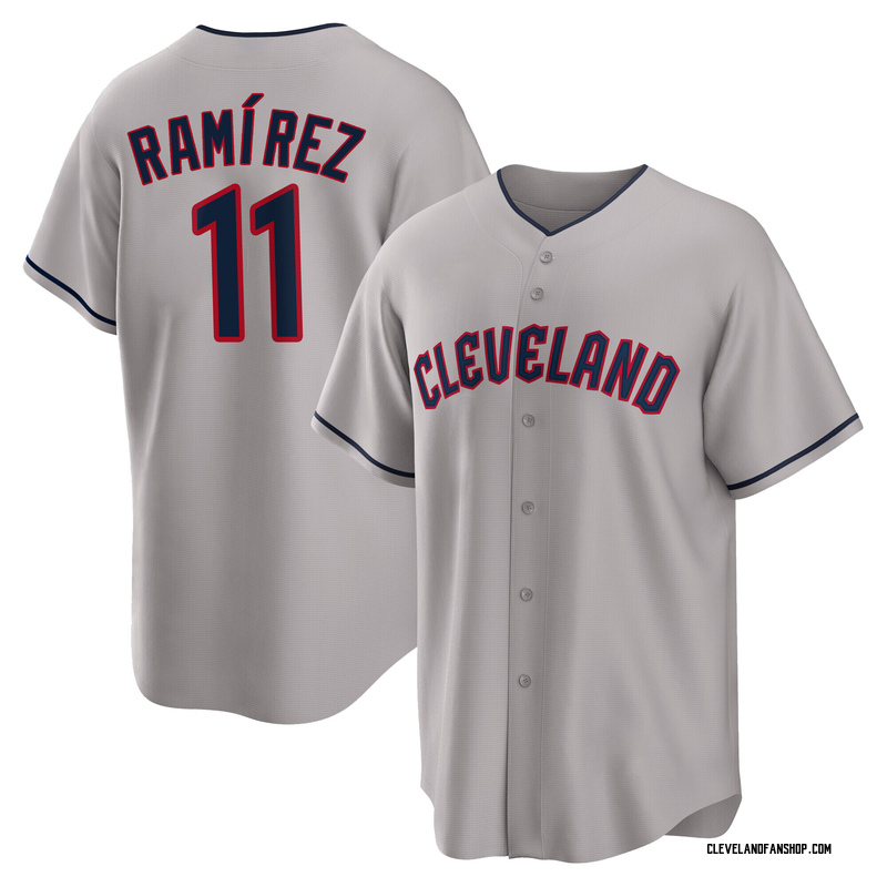 Jose Ramirez Youth Cleveland Guardians Road Jersey - Gray Replica