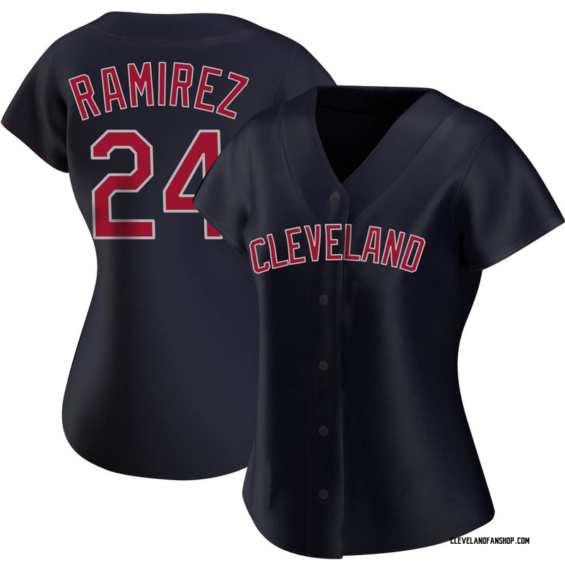 Manny Ramirez Women's Cleveland Guardians Alternate Jersey - Navy Authentic