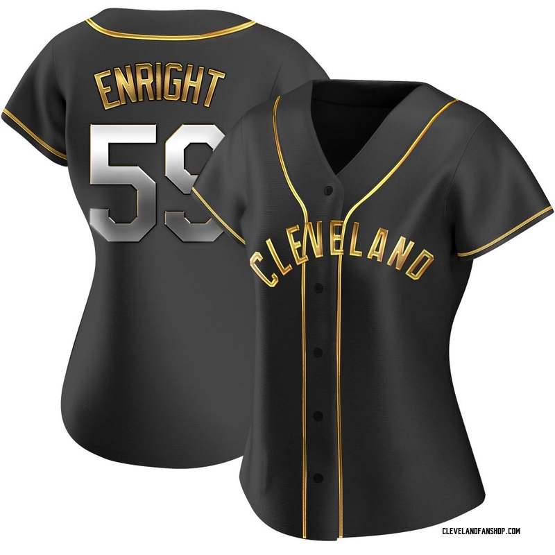 Nic Enright Women's Cleveland Guardians Alternate Jersey - Black Golden Replica