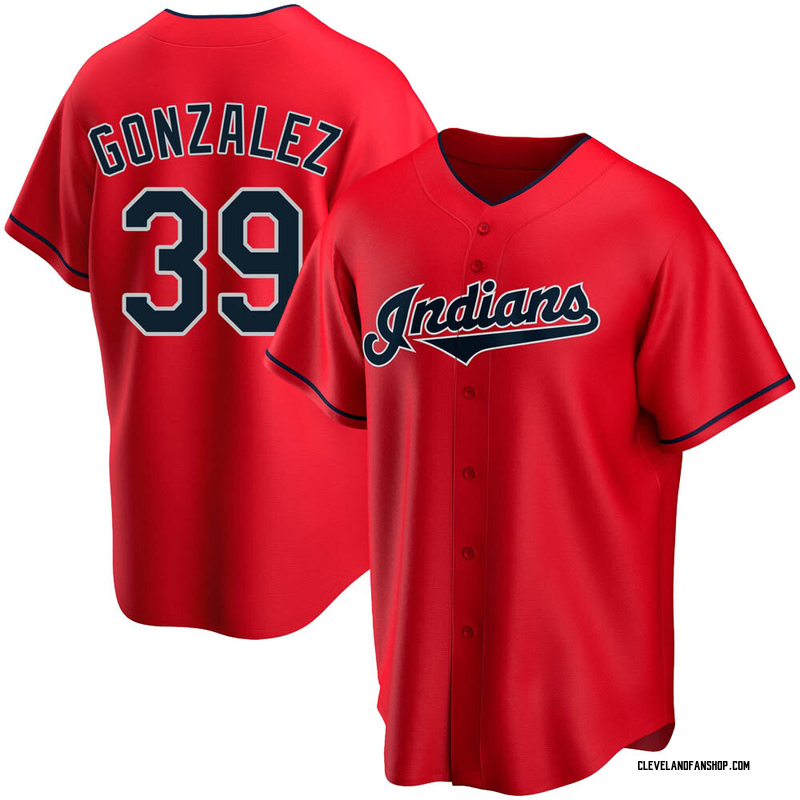 Oscar Gonzalez Men's Cleveland Guardians Alternate Jersey - Red