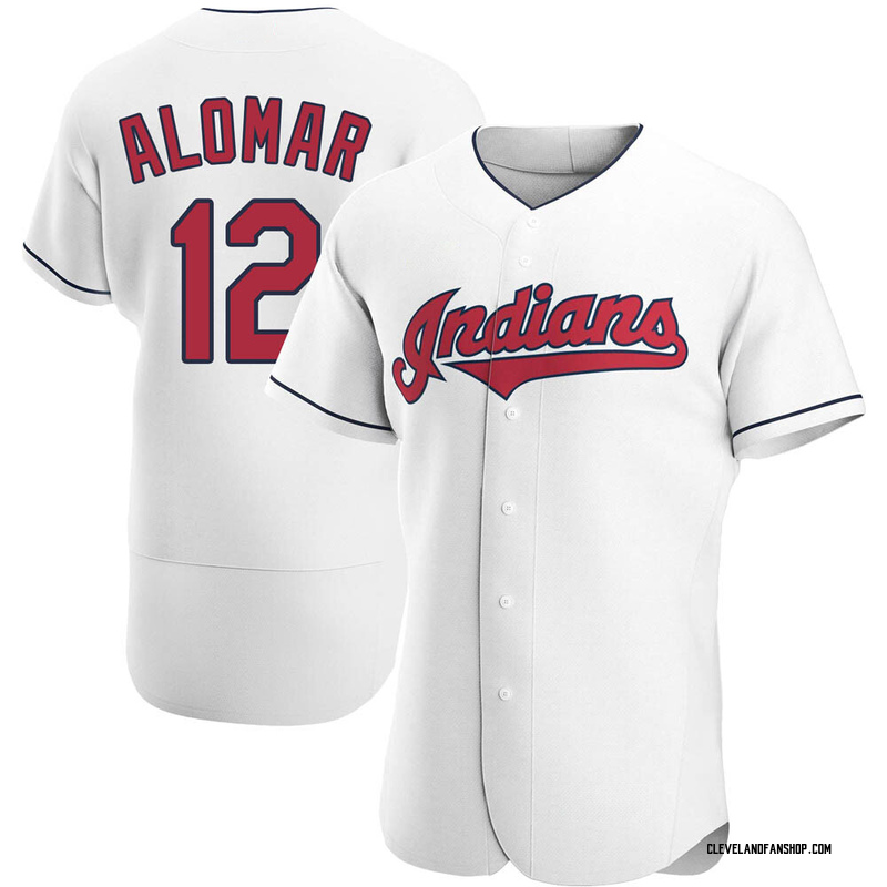 Roberto Alomar Men's Cleveland Guardians Home Jersey - White Authentic