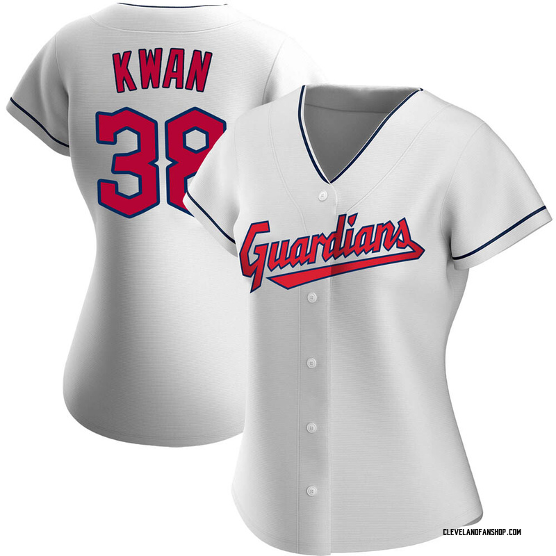 Steven Kwan Women's Cleveland Guardians Home Jersey - White Replica