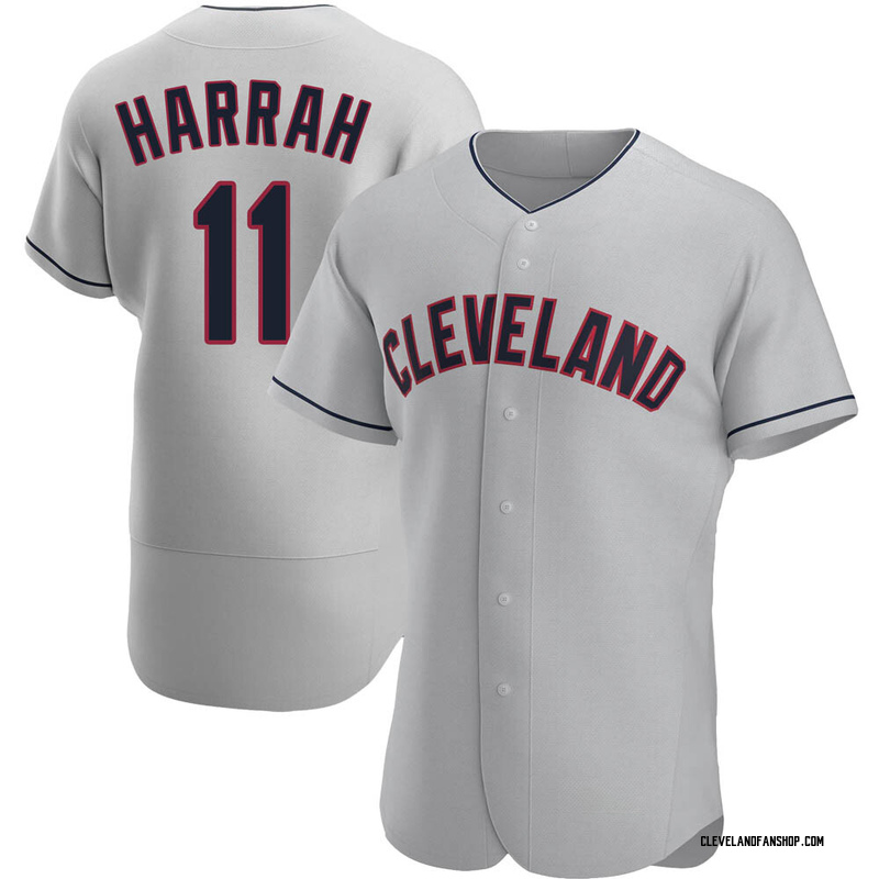 Toby Harrah Men's Cleveland Guardians Road Jersey - Gray Authentic