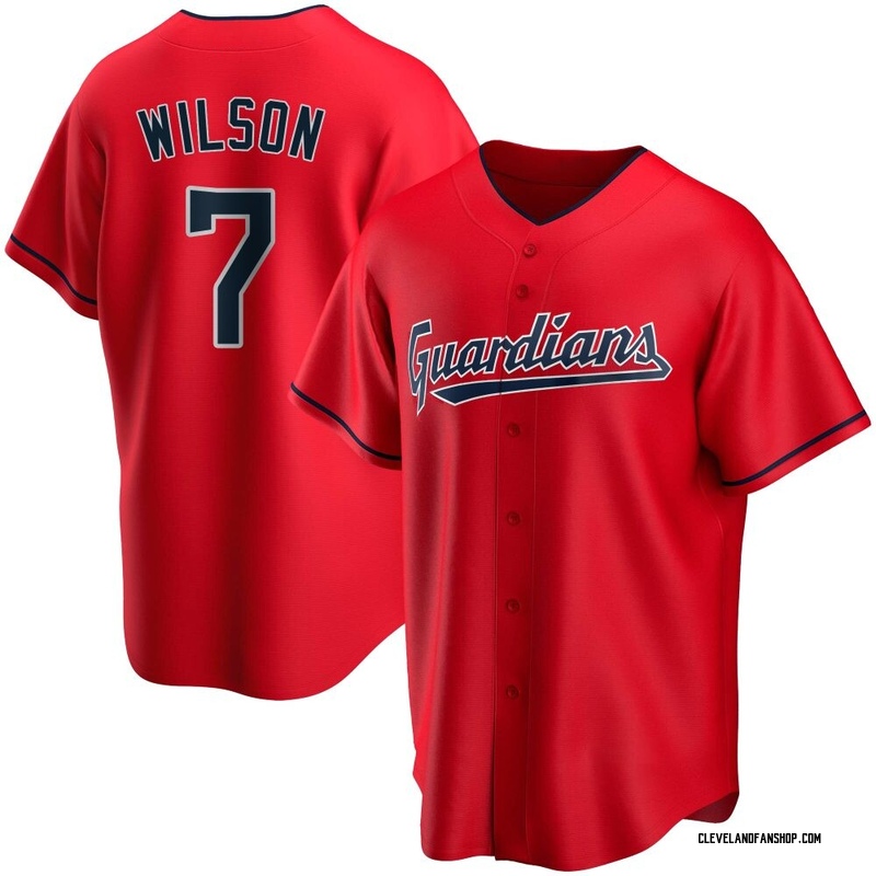 Will Wilson Youth Cleveland Guardians Alternate Jersey - Red Replica